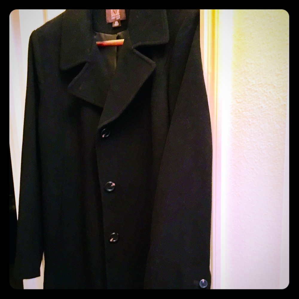 NWOT $225 ANNE KLEIN  Coat Lambs Wool Cashmere XXL